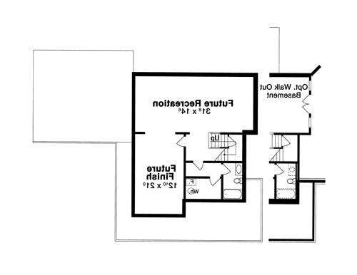 Lower Level Optional w/ upgrade pricing image of HAWTHORNE-C House Plan